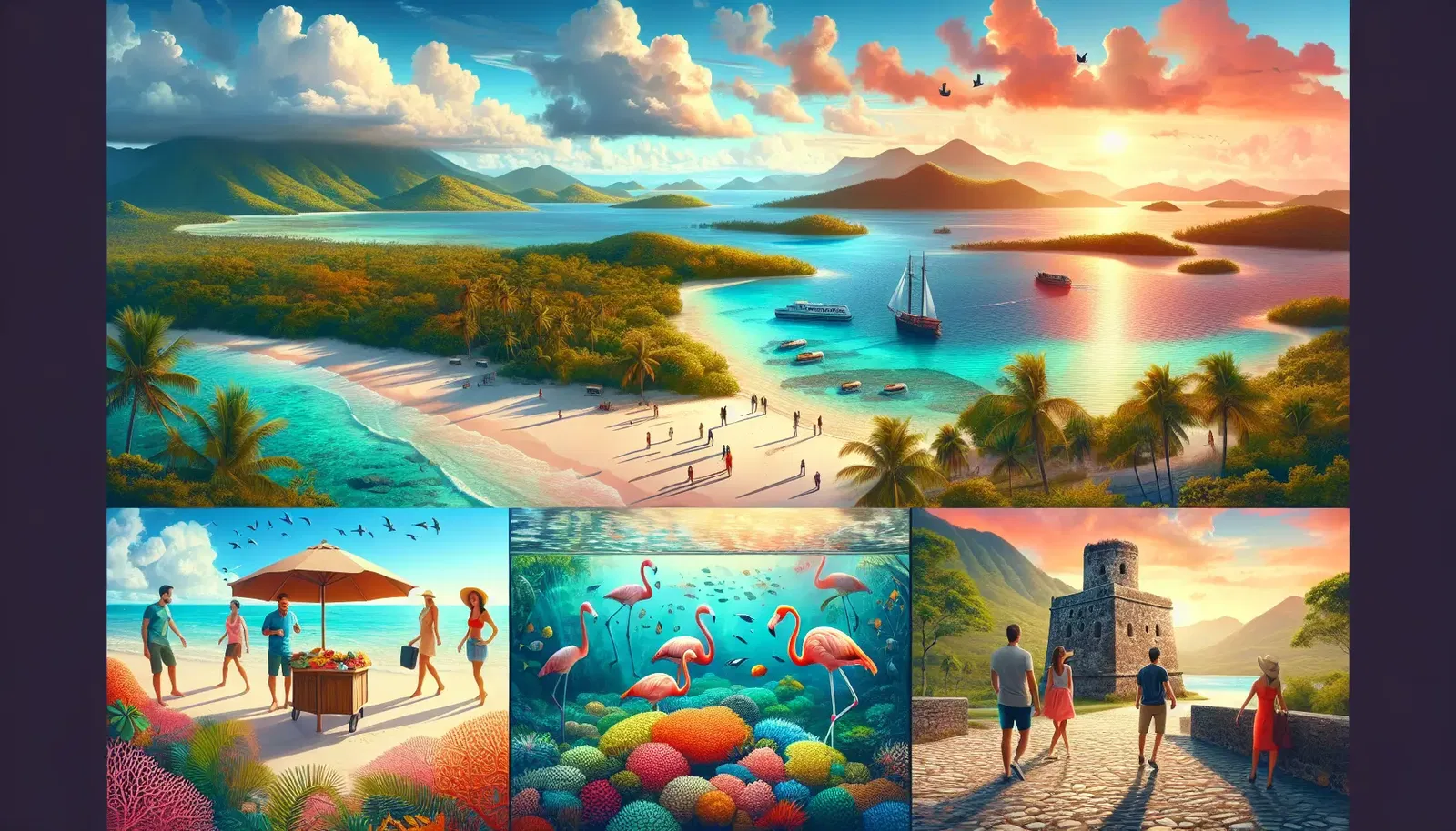 Various Caribbean Islands